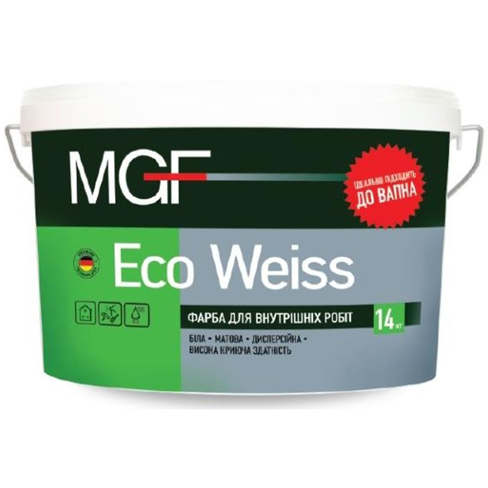 MGF Фарба Eco Weiss M1, 14 кг