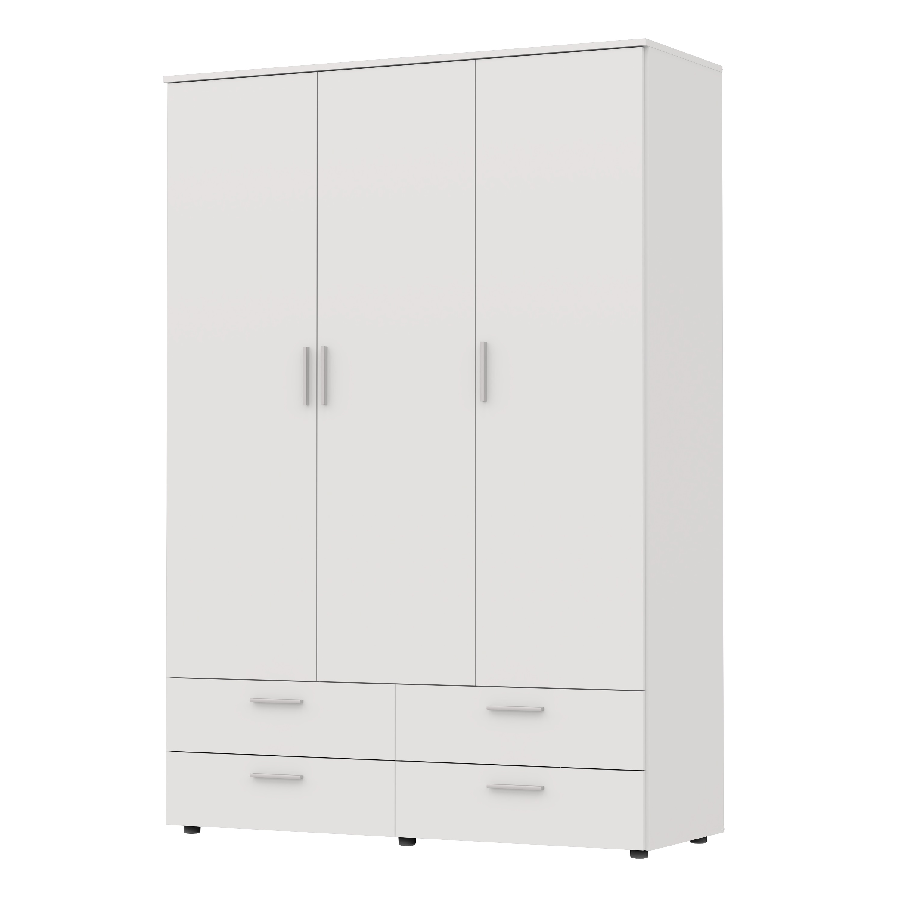 Шафа для одягу розпашна MEBLIBUD ШИК трьохдверна з 4-ма висувними ящиками 137.8х50х198.6см