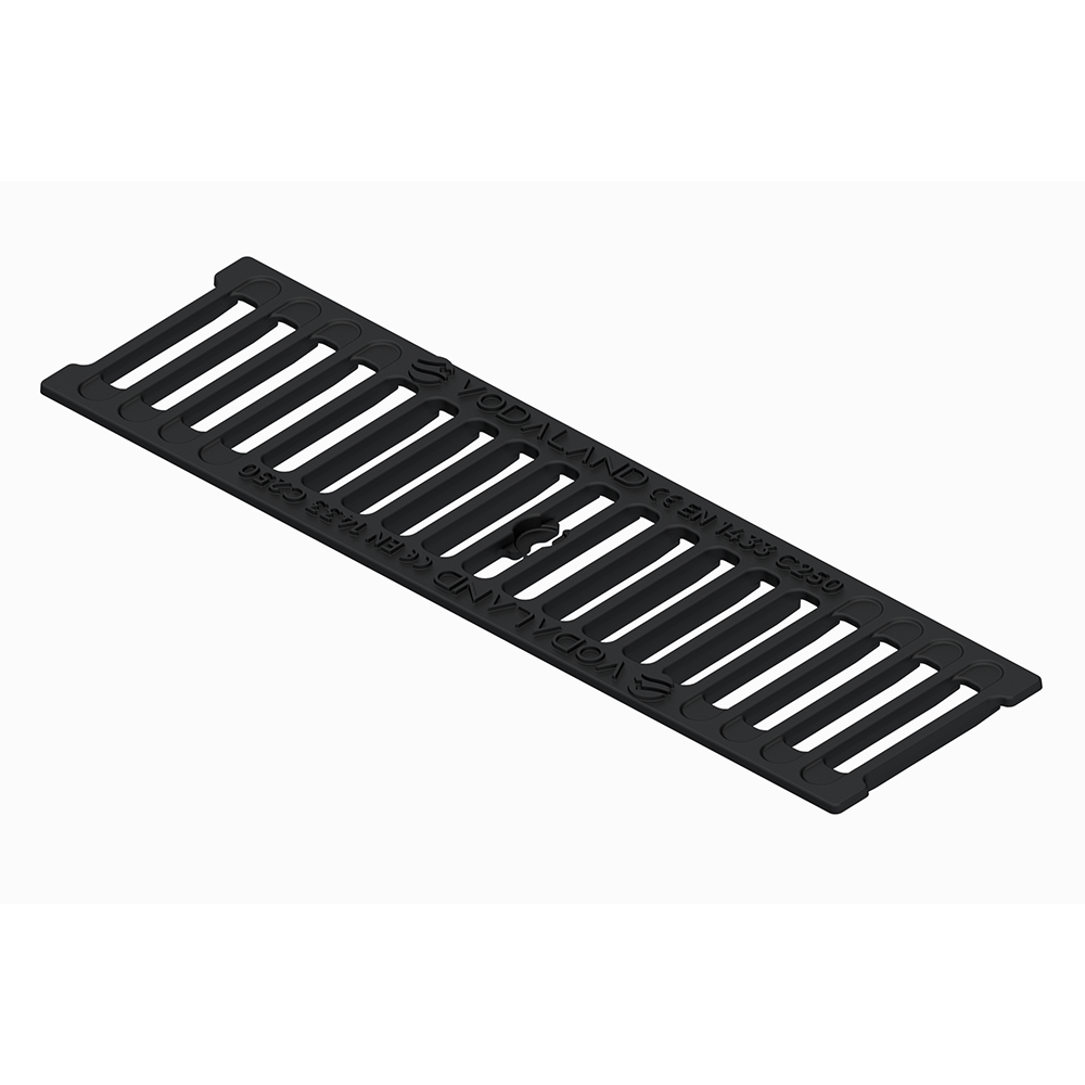 Решітка Base DN100 чавунна щілинна C250