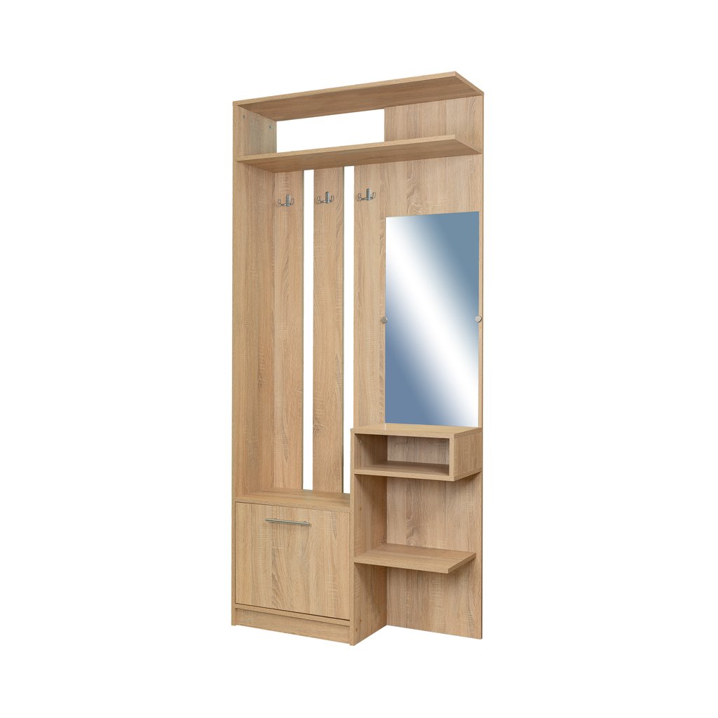 Передпокій підлоговий MEBLIBUD LISA відкритий 91,5х30х203,5см