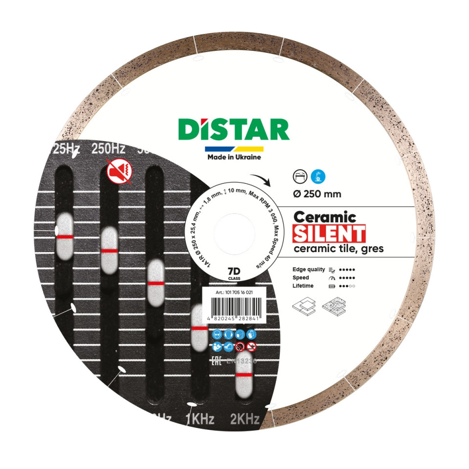 Круг алмазний вiдрiзний 1A1R Ceramic Silent