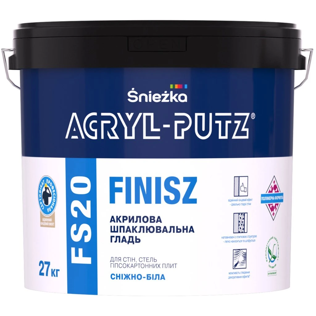 Шпаклівка Sniezka Acryl-Putz FS20 Finisz