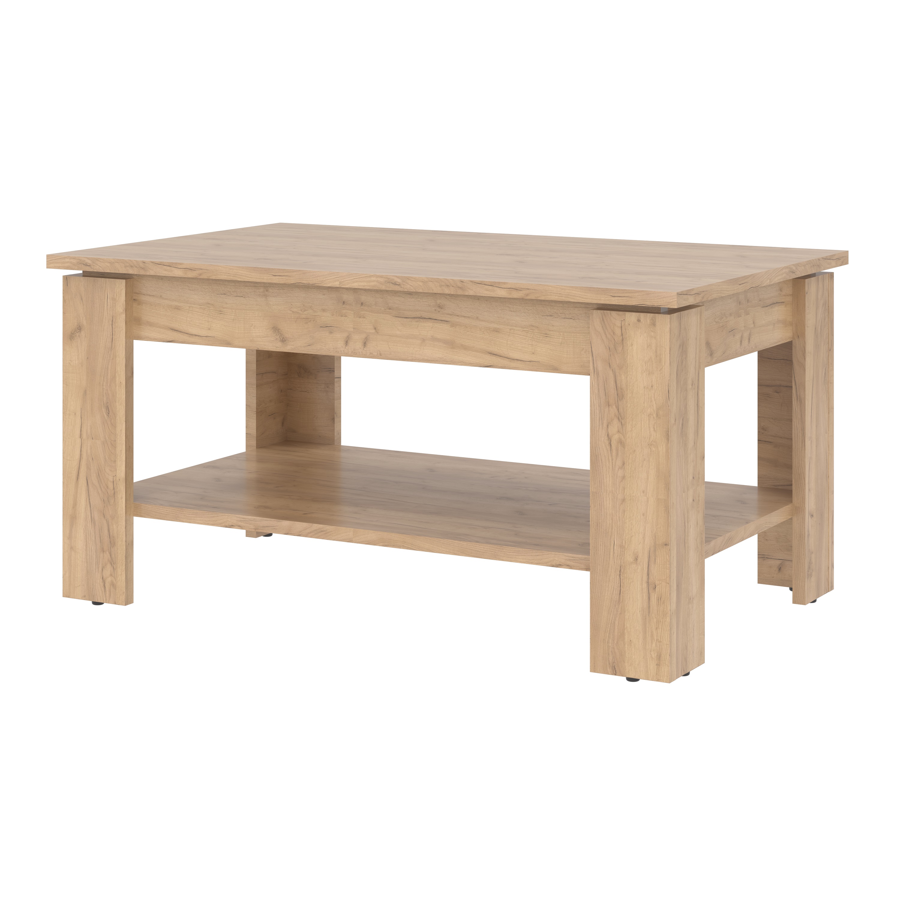 Стіл журнальний MEBLIBUD BELLA  з полицею 80х50х40см