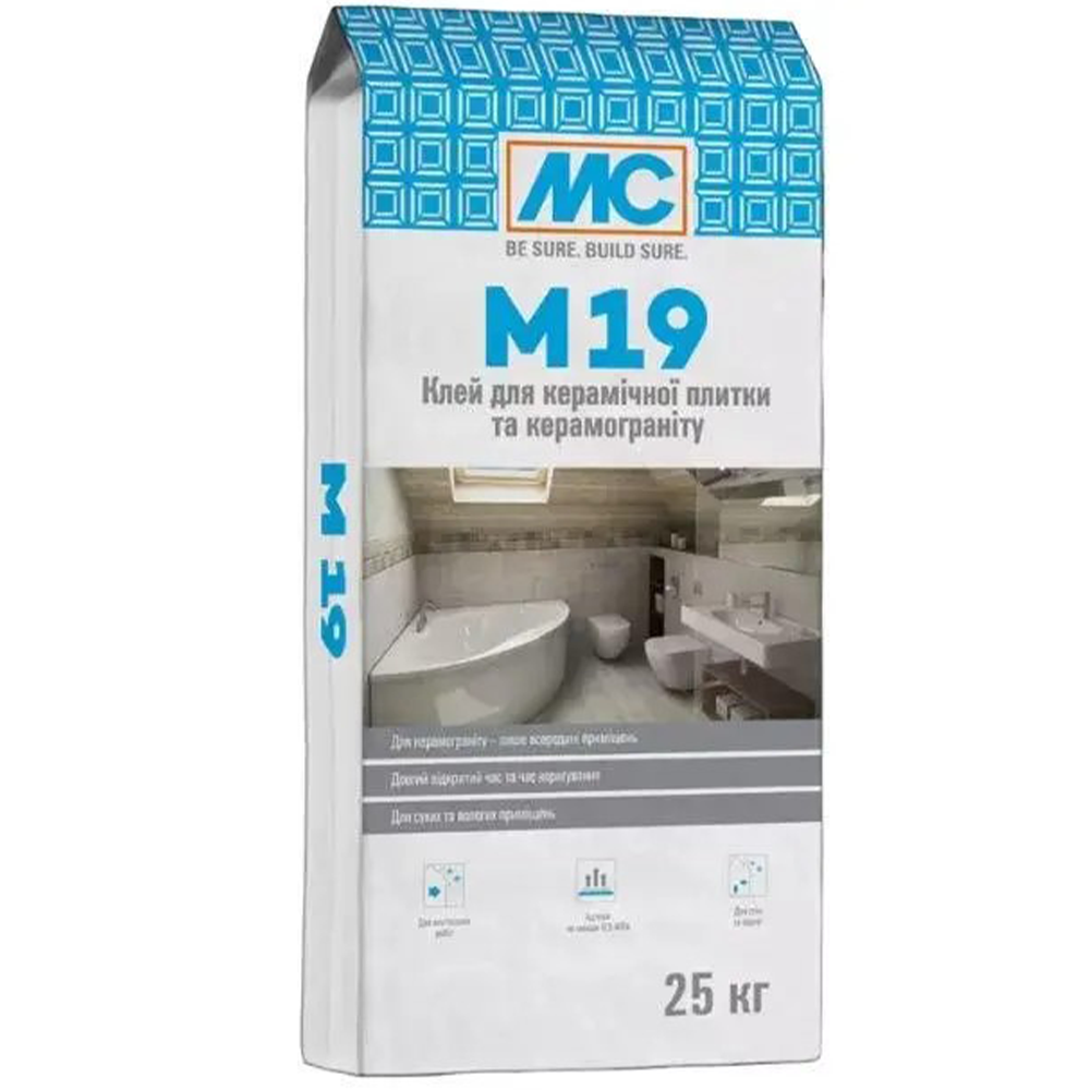 Клей для плитки MC-Bauchemie (Botament) M 19, 25 кг
