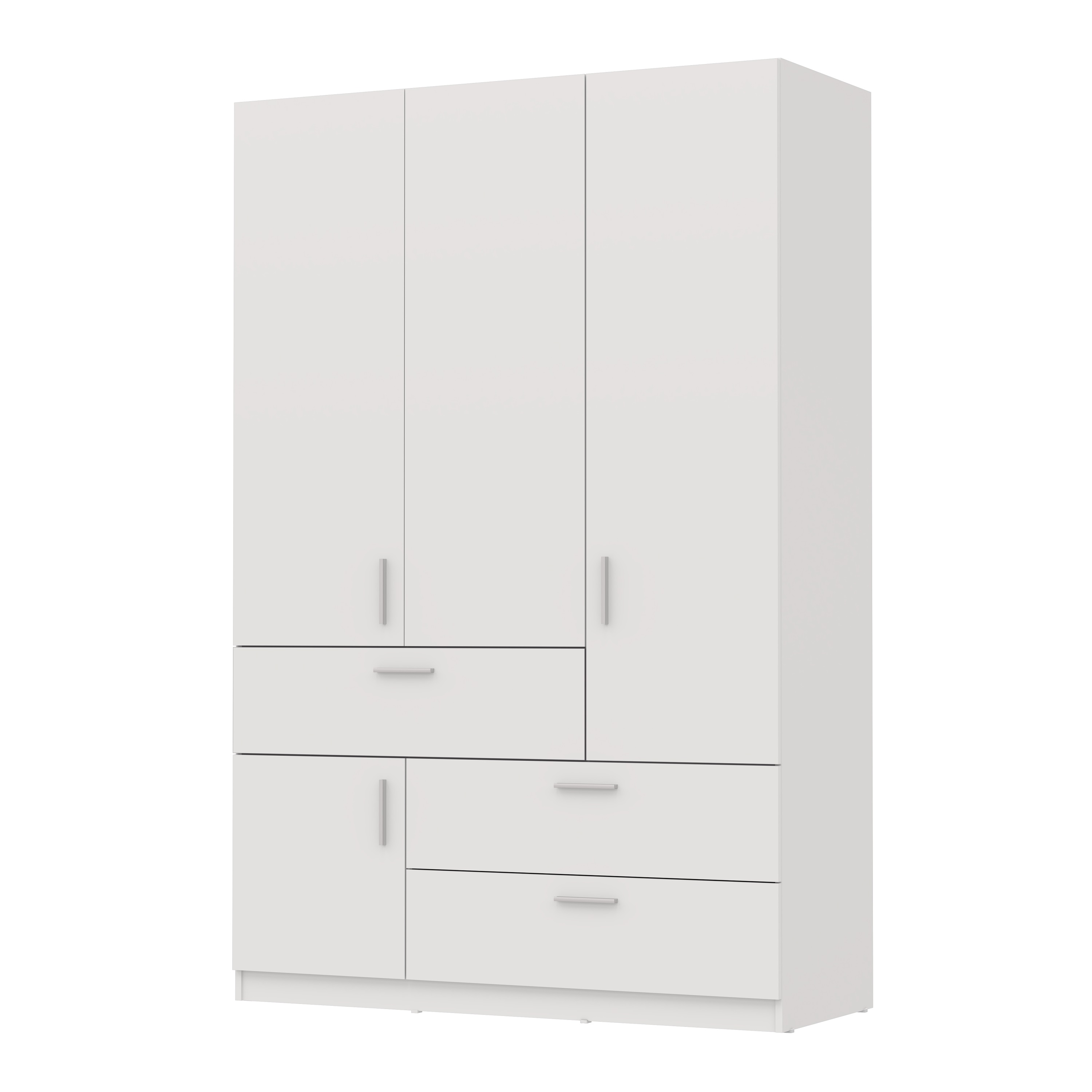 Шафа для одягу розпашна MEBLIBUD ШИК чотирьохдверна з 3-ма висувними ящиками 137.8х55х210см