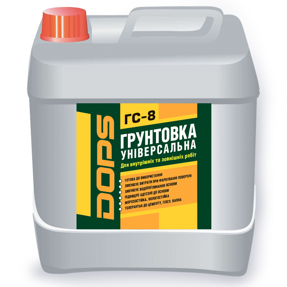 Грунтовка універсальна Dops ГС-8, 10л