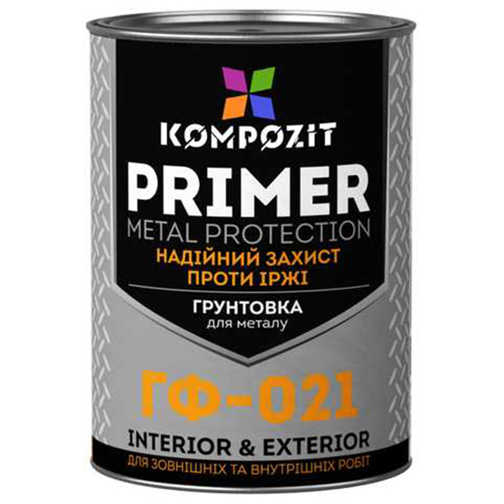 Грунтовка ГФ-021, Чорна, 25 кг