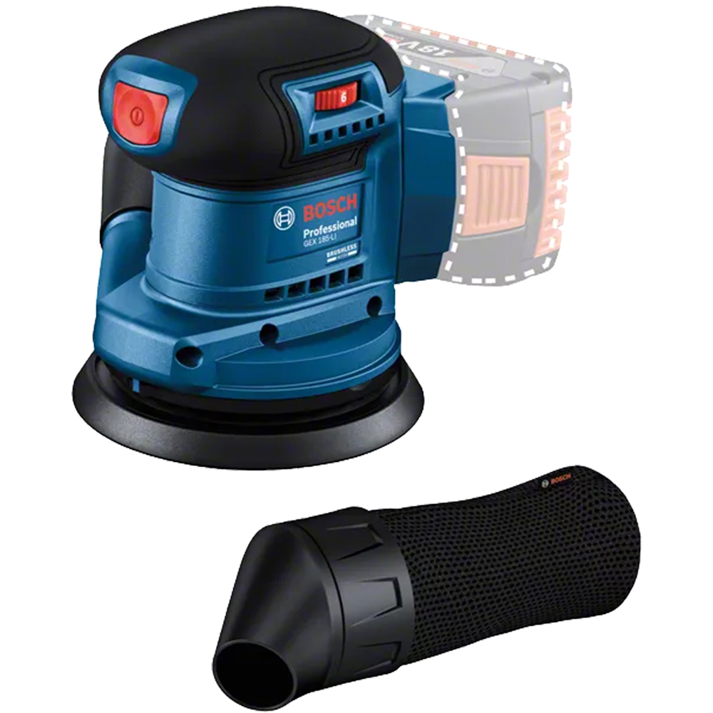 Ленточная шлифмашина Bosch GEX 185-LI соло