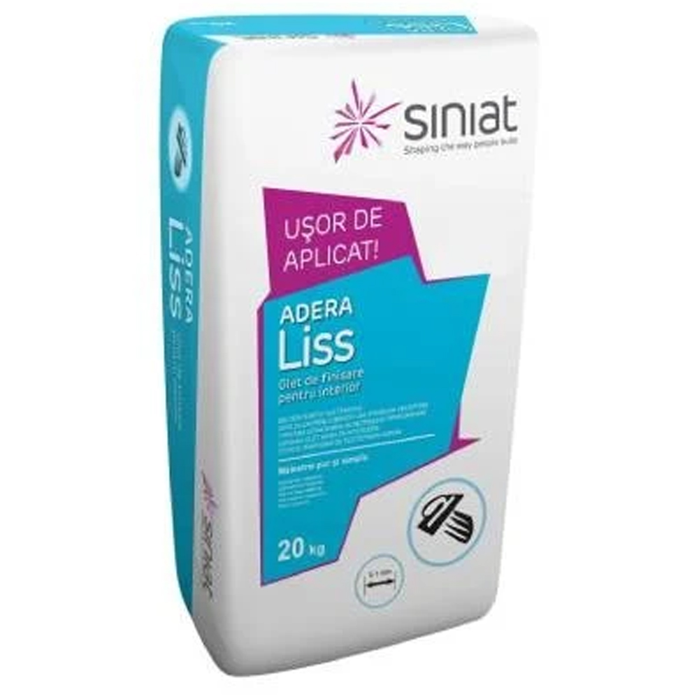Шпаклівка фінішна Siniat Adera Liss, 20кг