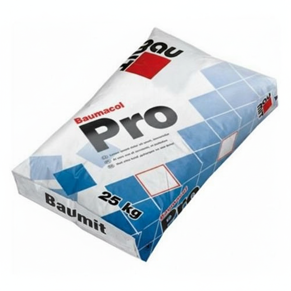 Baumit Pro - клей для для керамогранітної плитки всередині будівель, 25кг