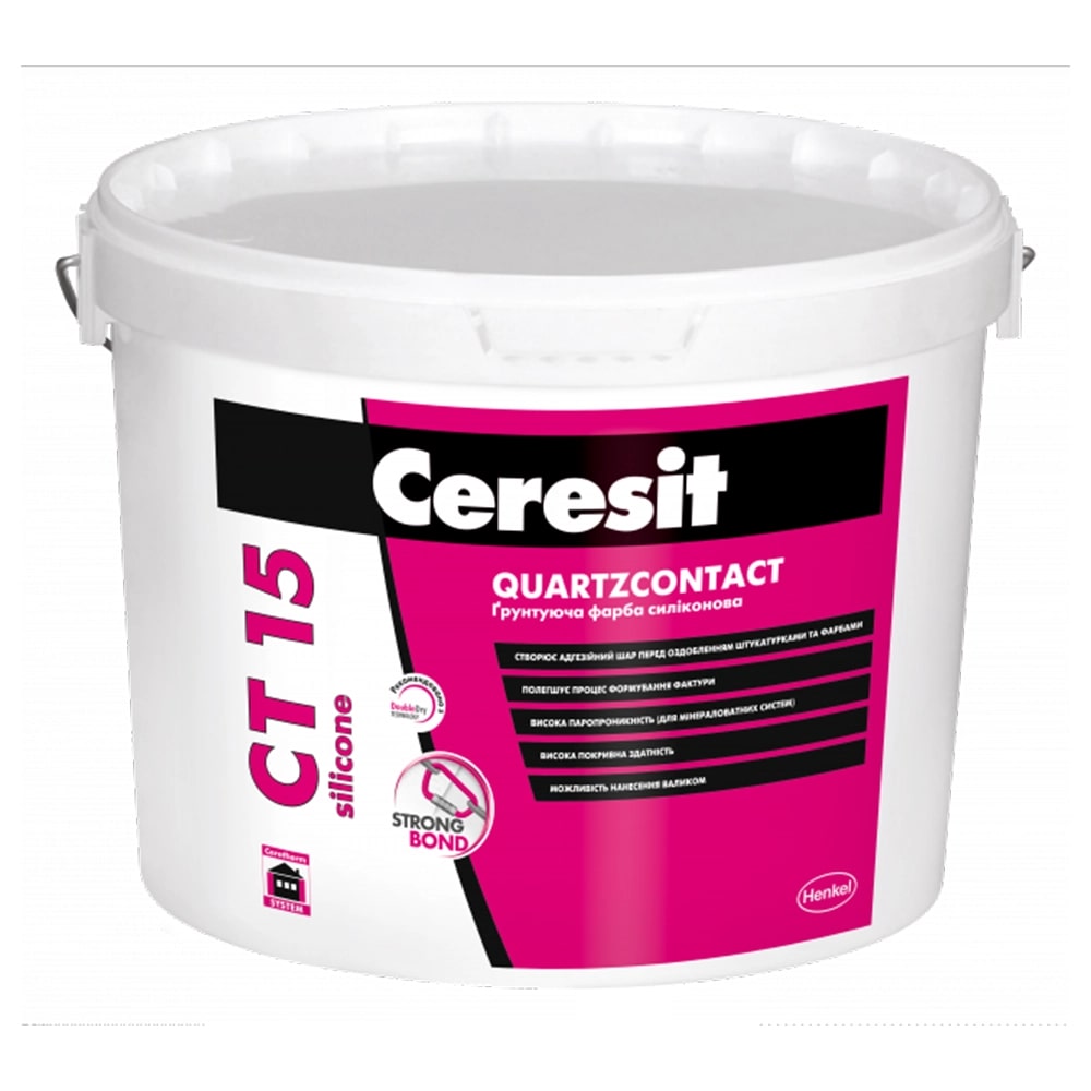 Ceresit CT 15 silicone Грунтуюча фарба, 10л (15кг)