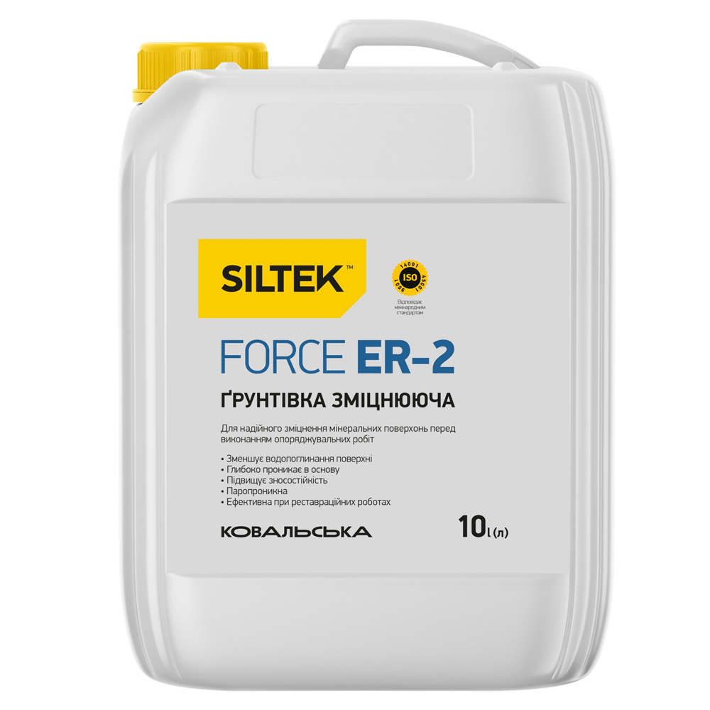 Грунтовка зміцнююча Siltek ER-2 Force, 10л